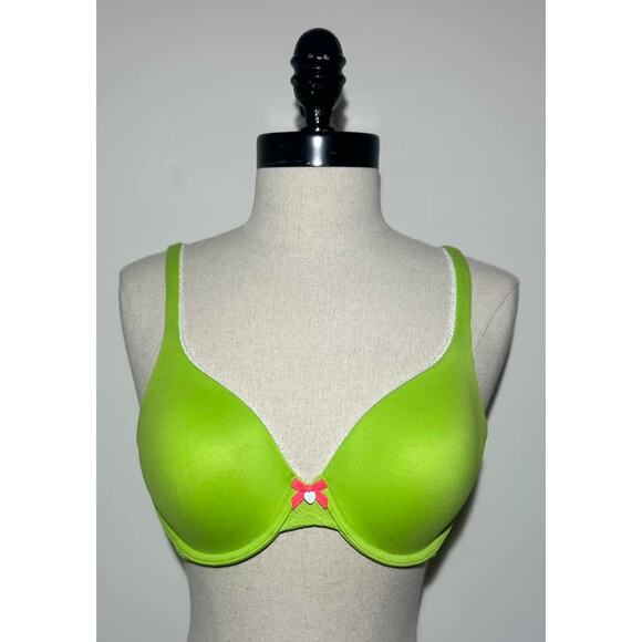 VICTORIA'S SECRET Body by Victoria Green Lined Perfect Coverage Bra Womens 36B - Picture 1 of 7
